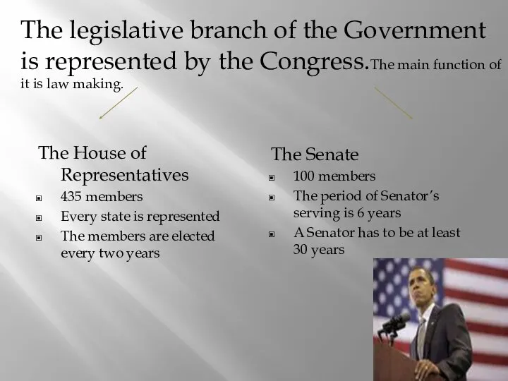 The House of Representatives 435 members Every state is represented The