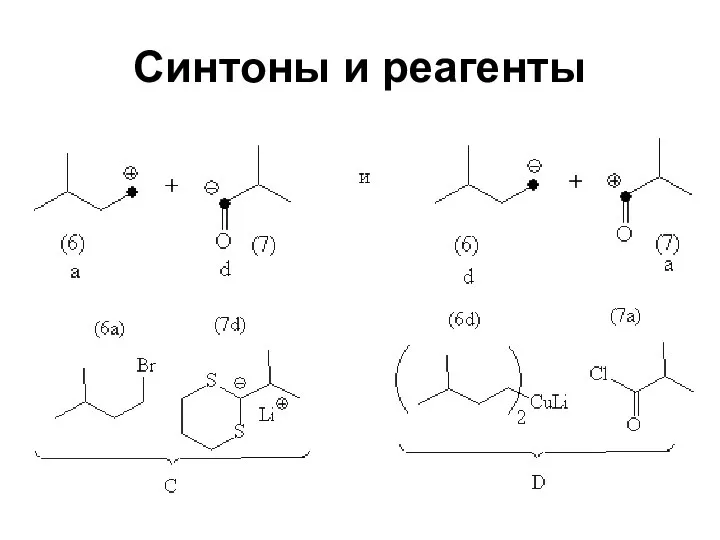 Синтоны и реагенты