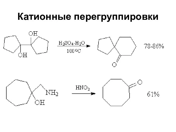 Катионные перегруппировки