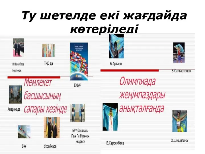 Ту шетелде екі жағдайда көтеріледі