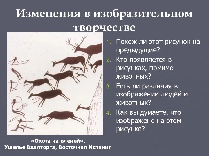 Изменения в изобразительном творчестве Похож ли этот рисунок на предыдущие? Кто