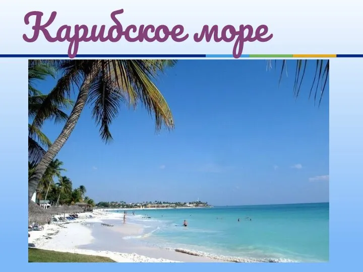 Карибское море