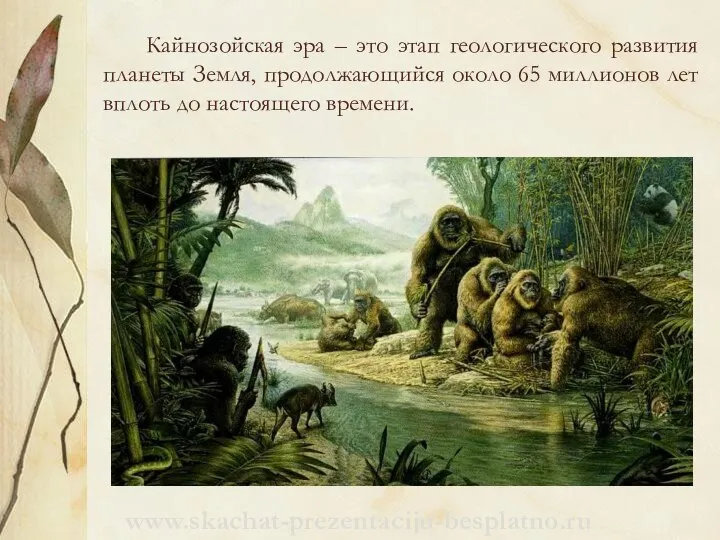 Кайнозойская эра – это этап геологического развития планеты Земля, продолжающийся около