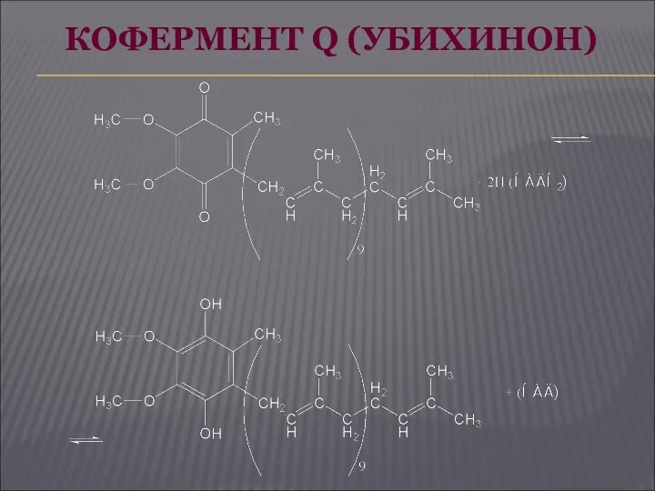 КОФЕРМЕНТ Q (УБИХИНОН)