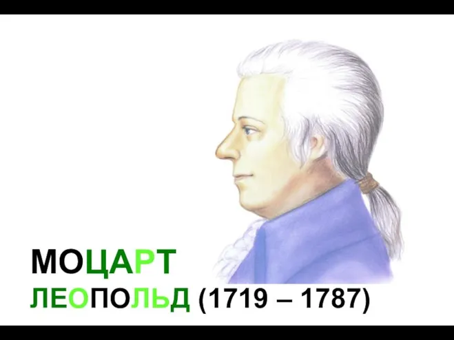 МОЦАРТ ЛЕОПОЛЬД (1719 – 1787)