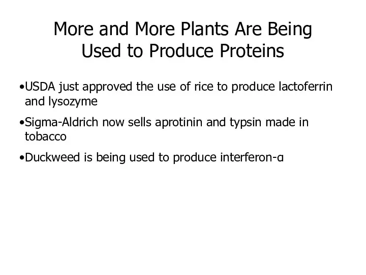USDA just approved the use of rice to produce lactoferrin and