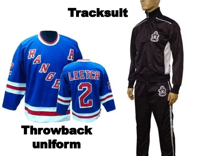 Tracksuit Throwback uniform