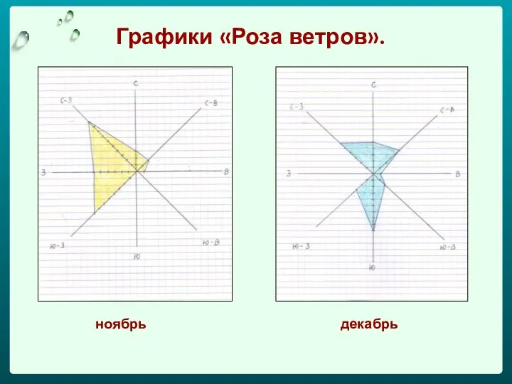 Графики «Роза ветров». ноябрь декабрь