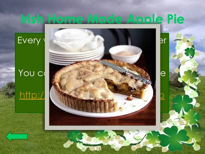 Irish Home Made Apple Pie Every woman in Ireland knows her