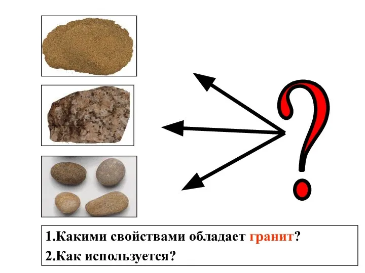 1.Какими свойствами обладает гранит? 2.Как используется?