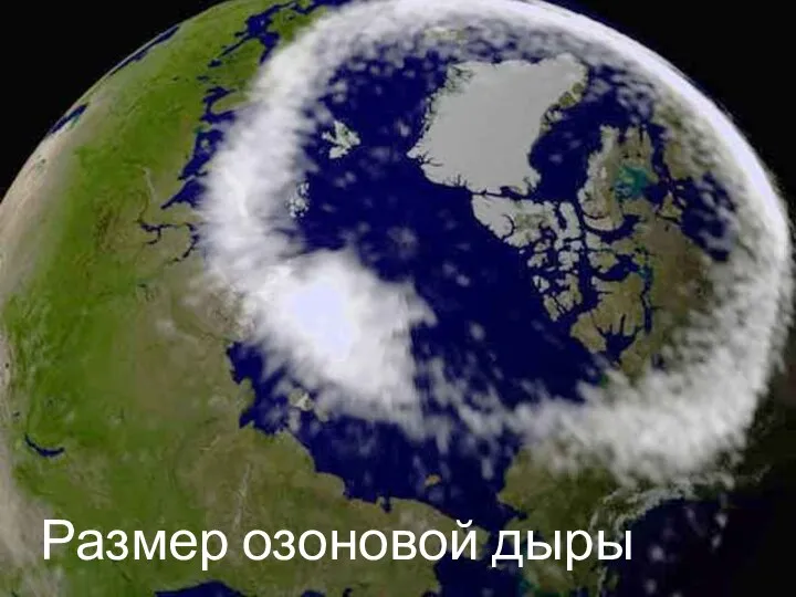 Размер озоновой дыры