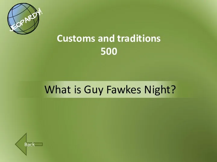What is Guy Fawkes Night? Customs and traditions 500 Back