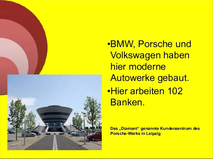 BMW, Porsche und Volkswagen haben hier moderne Autowerke gebaut. Hier arbeiten