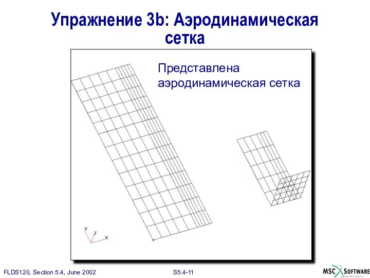 Представлена аэродинамическая сетка Упражнение 3b: Аэродинамическая сетка