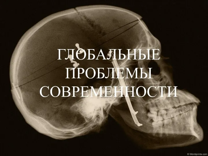 ГЛОБАЛЬНЫЕ ПРОБЛЕМЫ СОВРЕМЕННОСТИ