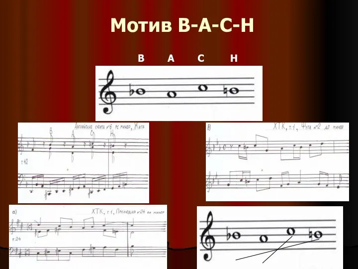 Мотив B-A-C-H В А С Н