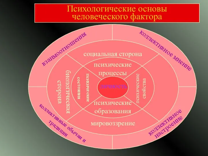 Психологические основы человеческого фактора