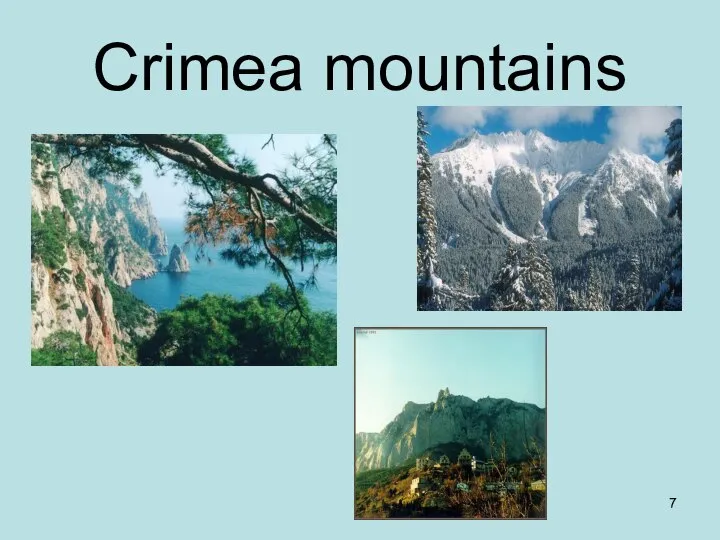 Crimea mountains