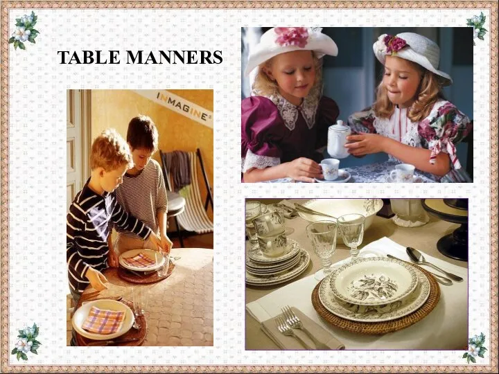 TABLE MANNERS