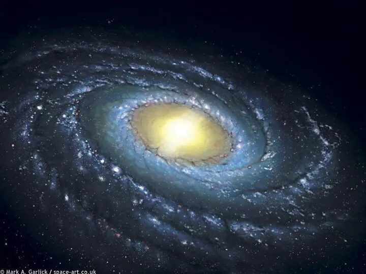 Млечный путь состоит из 200 миллиардов звёзд. И Солнце со своими