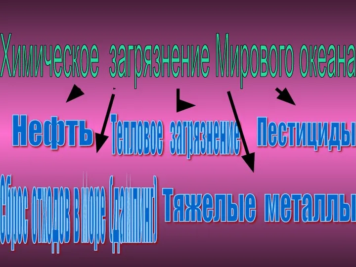 Химическое загрязнение Мирового океана