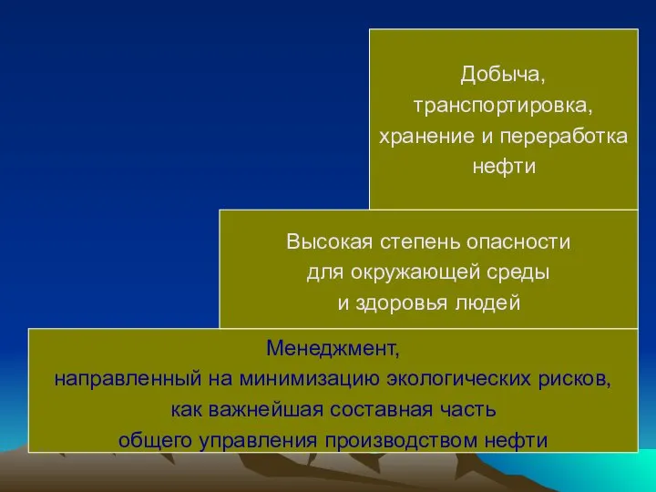 Менеджмент, направленный на минимизацию экологических рисков, как важнейшая составная часть общего