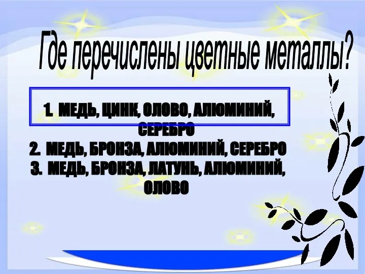 МЕДЬ, ЦИНК, ОЛОВО, АЛЮМИНИЙ, СЕРЕБРО МЕДЬ, БРОНЗА, АЛЮМИНИЙ, СЕРЕБРО МЕДЬ, БРОНЗА,