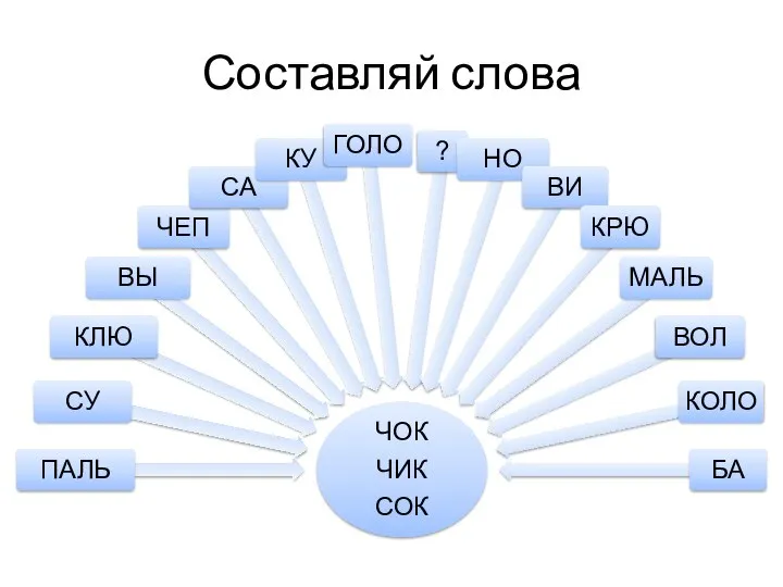 Составляй слова