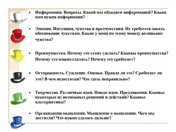 Информация. Вопросы. Какой мы обладаем информацией? Какая нам нужна информация? Эмоции.