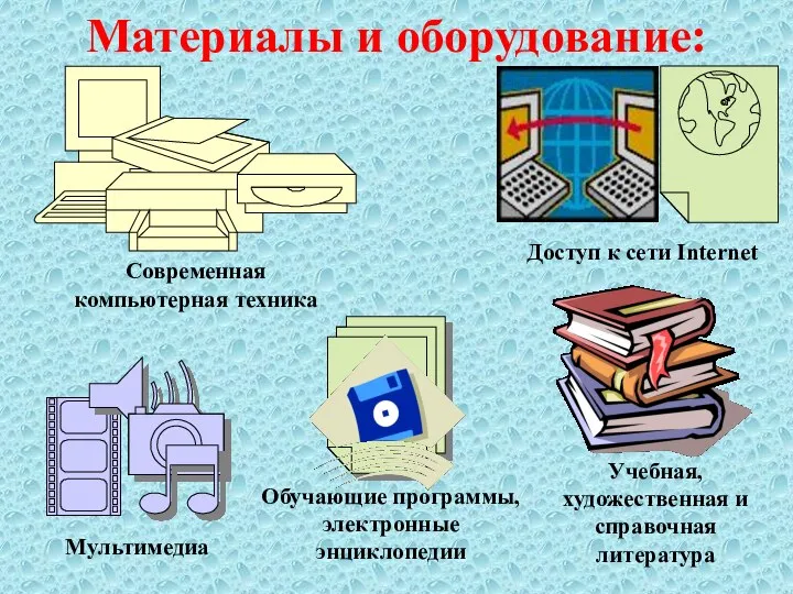 Материалы и оборудование: