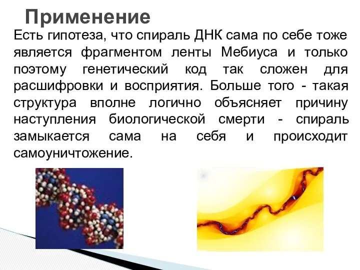 Есть гипотеза, что спираль ДНК сама по себе тоже является фрагментом