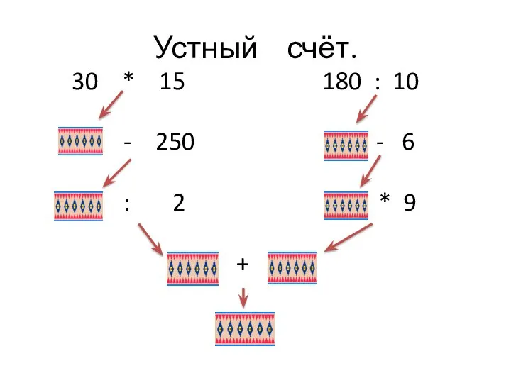 30 * 15 180 : 10 450 - 250 18 -