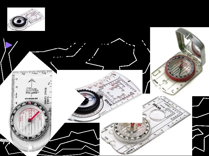 Компас. Строение компаса Спортивные жидкостные компаса «Silva»