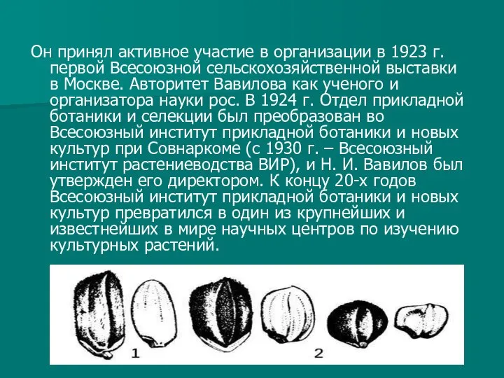 Он принял активное участие в организации в 1923 г. первой Всесоюзной