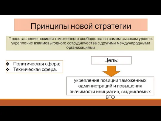 Представление позиции таможенного сообщества на самом высоком уровне, укрепление взаимовыгодного сотрудничества