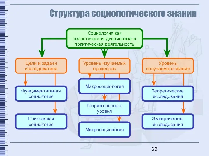 Структура социологического знания Социология как теоретическая дисциплина и практическая деятельность Фундаментальная