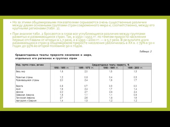 Но за этими общемировыми показателями скрываются очень существенные различия между двумя