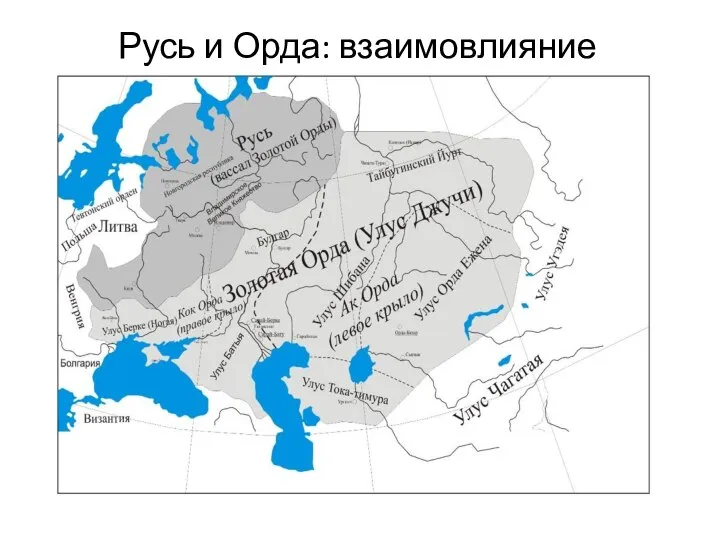 Русь и Орда: взаимовлияние