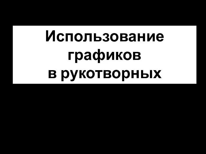 Использование графиков в рукотворных шедеврах людей