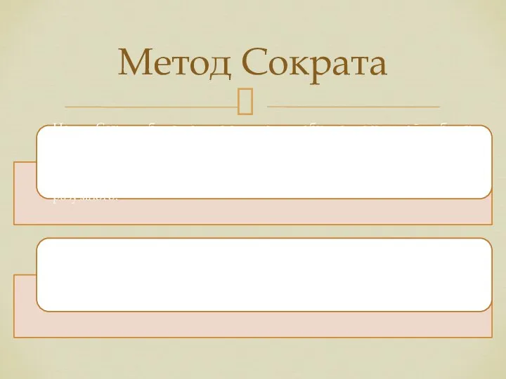 Метод Сократа