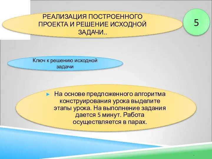 РЕАЛИЗАЦИЯ ПОСТРОЕННОГО ПРОЕКТА И РЕШЕНИЕ ИСХОДНОЙ ЗАДАЧИ.. На основе предложенного алгоритма