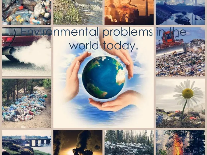 Environmental problems in the world today.