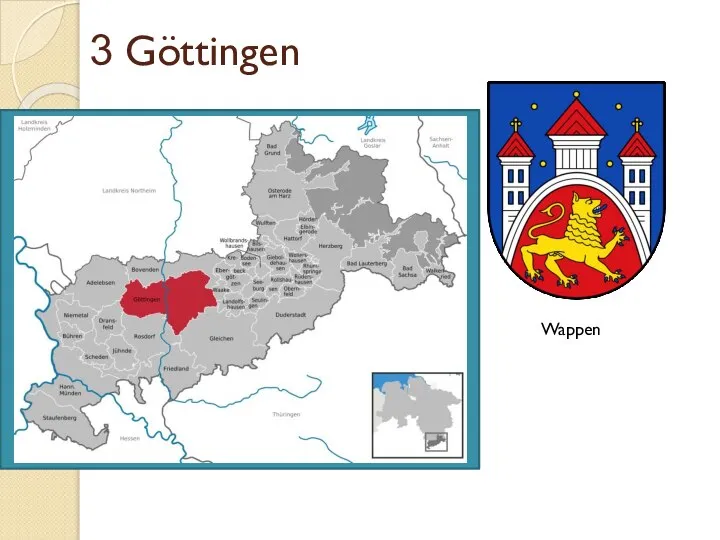 3 Göttingen Wappen