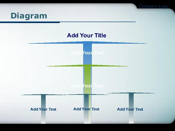 Company Logo Diagram Add Your Title Add Your Text Add Your Text Add Your Text