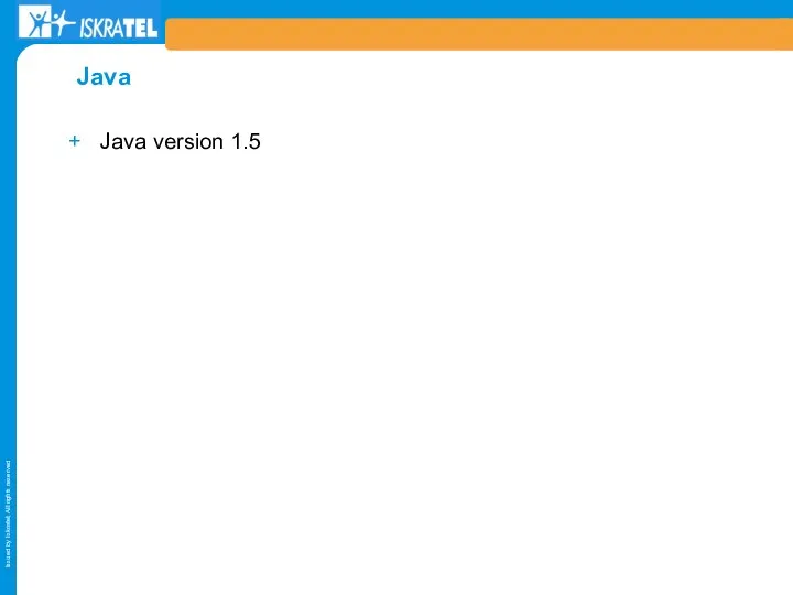 Java version 1.5 Java
