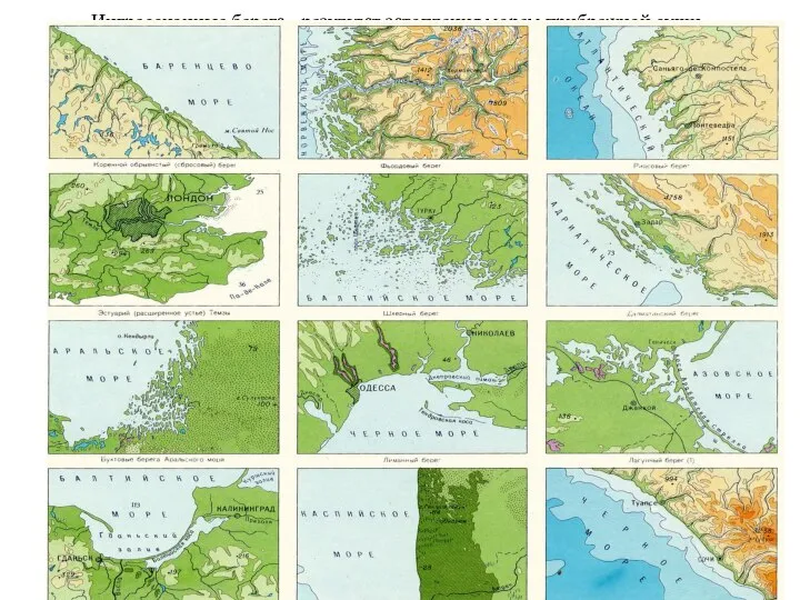 Ингрессионные берега –результат затопления морем прибрежной суши