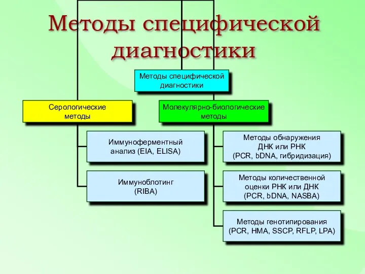 Методы специфической диагностики