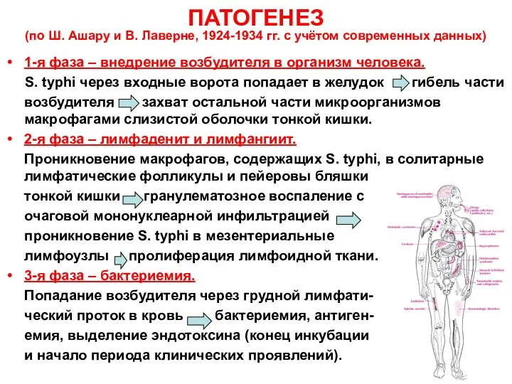 ПАТОГЕНЕЗ (по Ш. Ашару и В. Лаверне, 1924-1934 гг. с учётом