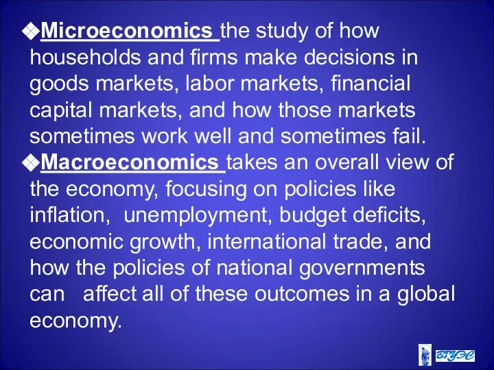 Microeconomics the study of how households and firms make decisions in