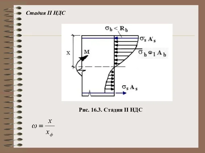 Стадия II НДС Рис. 16.3. Стадия II НДС